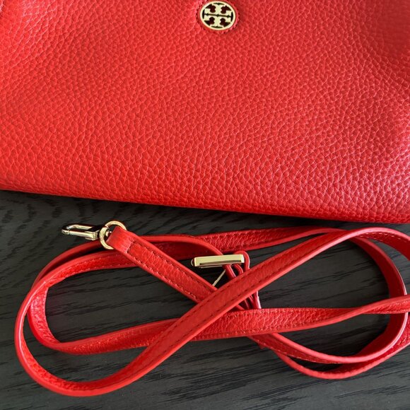 Tory Burch Robinson Crossbody/Orange - Picture 2 of 4